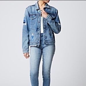 Blank NYC Jackets & Coats - Blank NYC Embroidered Denim Jacket Blank NYC Jackets & Coats - Blank NYC Embroidered Denim Jacket